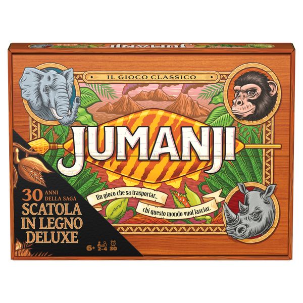 Jumanji 30th anniversary edition gioco da tavolo - avventura giungla 2-4 giocatori da 6 anni - JUMANJI
