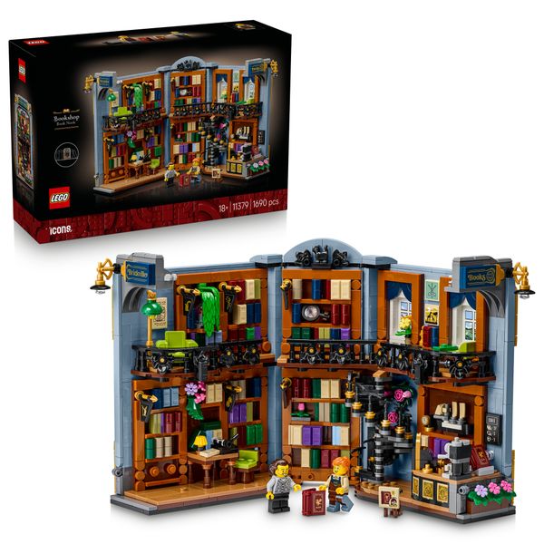 Lego icons libreria: book nook - 11379 - LEGO ICONS
