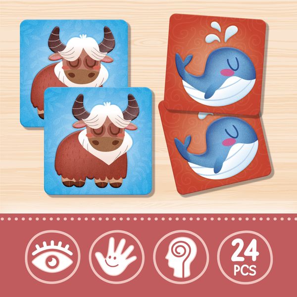 Montessori baby touch memo - LISCIANI