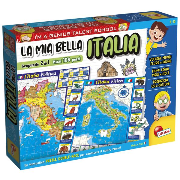 I’m a genius geopuzzle la mia bella italia - LISCIANI