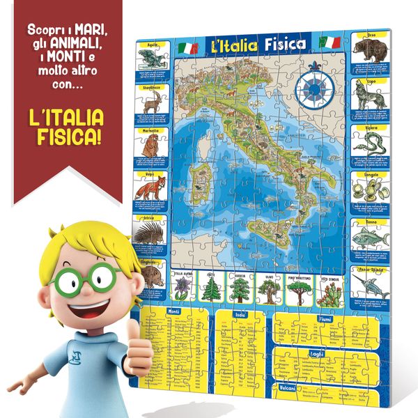 I’m a genius geopuzzle la mia bella italia - LISCIANI