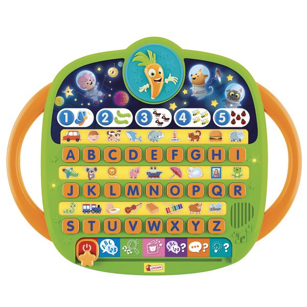 Carotina astronave abc – base didattica interattiva con 6 funzioni educative - CAROTINA