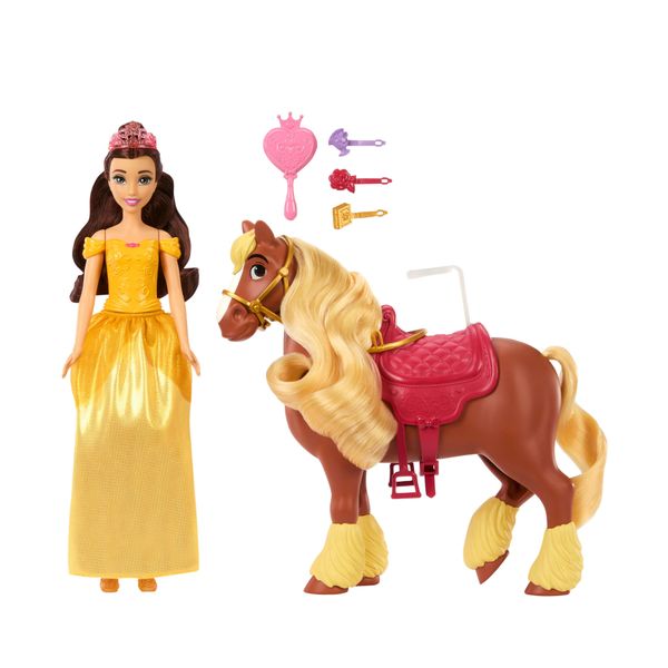 Disney princess belle e philippe bambola e cavallo - DISNEY PRINCESS