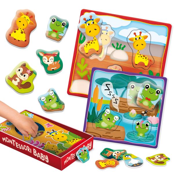 Montessori baby box allegri cuccioli - LISCIANI