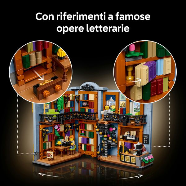 Lego icons libreria: book nook - 11379 - LEGO ICONS