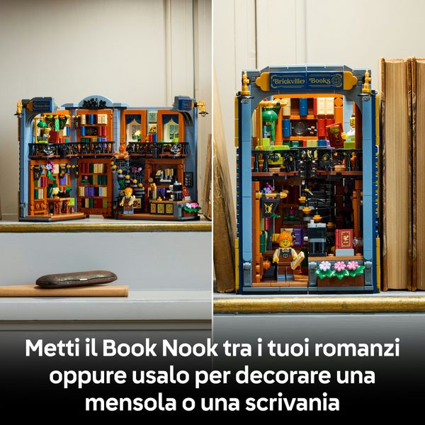 Lego icons libreria: book nook - 11379 - LEGO ICONS
