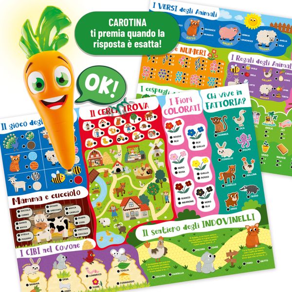 Carotina penna parlante 50 giochi nuova edizione - LISCIANI