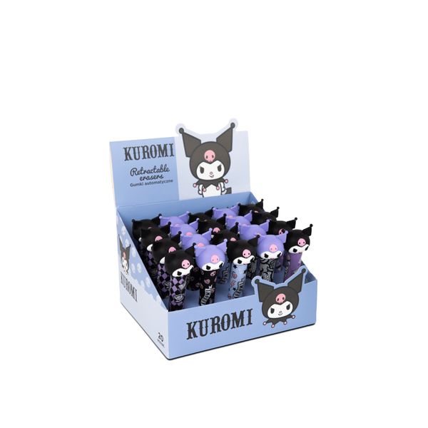 Gomma retrabile kuromi - modelli assortiti - KUROMI