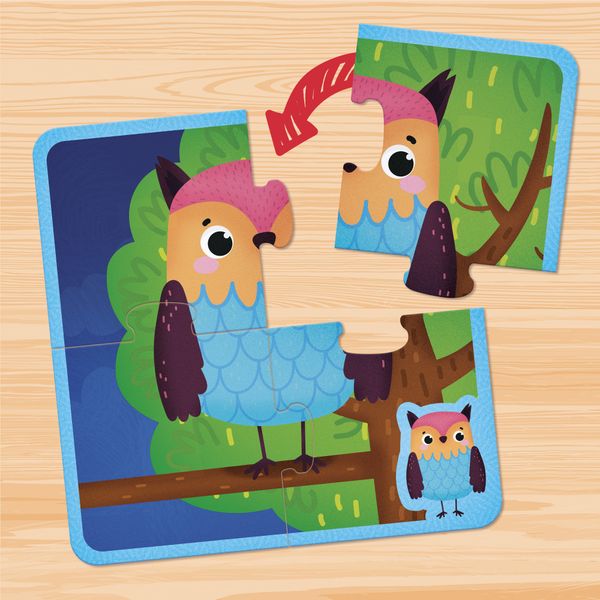 Montessori baby touch puzzle - LISCIANI