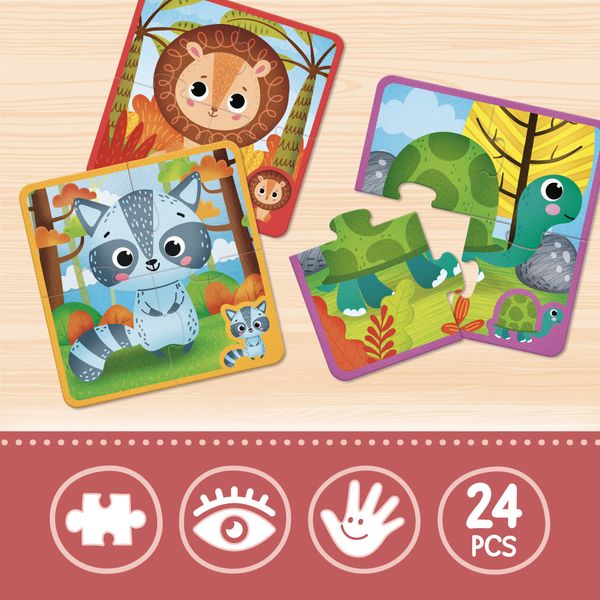 Montessori baby touch puzzle - LISCIANI