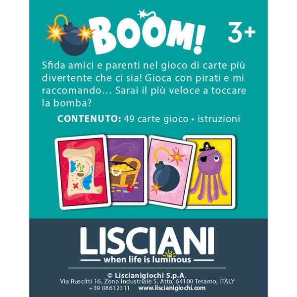 Ludoteca le carte dei bambini boom - LISCIANI