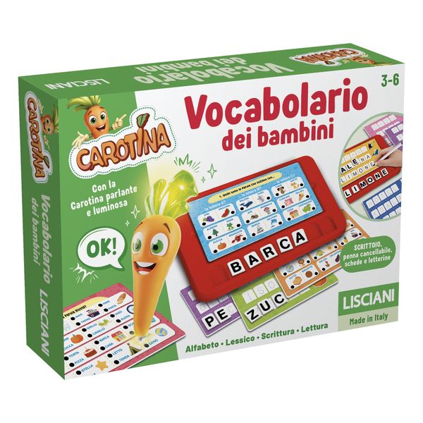 Carotina penna parlante vocabolario dei bambini - CAROTINA