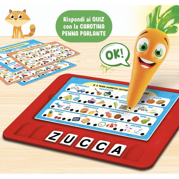 Carotina penna parlante vocabolario dei bambini - CAROTINA