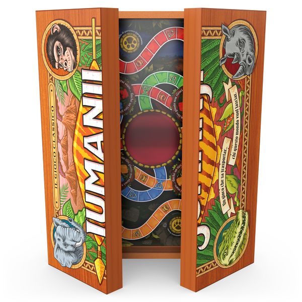 Jumanji 30th anniversary edition gioco da tavolo - avventura giungla 2-4 giocatori da 6 anni - JUMANJI