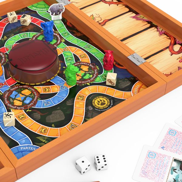Jumanji 30th anniversary edition gioco da tavolo - avventura giungla 2-4 giocatori da 6 anni - JUMANJI
