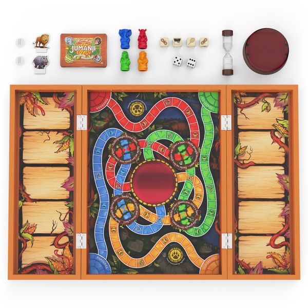 Jumanji 30th anniversary edition gioco da tavolo - avventura giungla 2-4 giocatori da 6 anni - JUMANJI