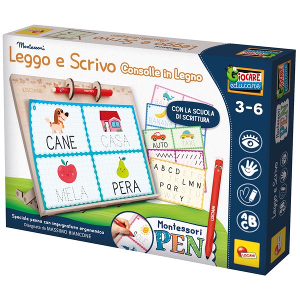 Montessori pen consolle educativa – penna interattiva per giochi educativi - LISCIANI