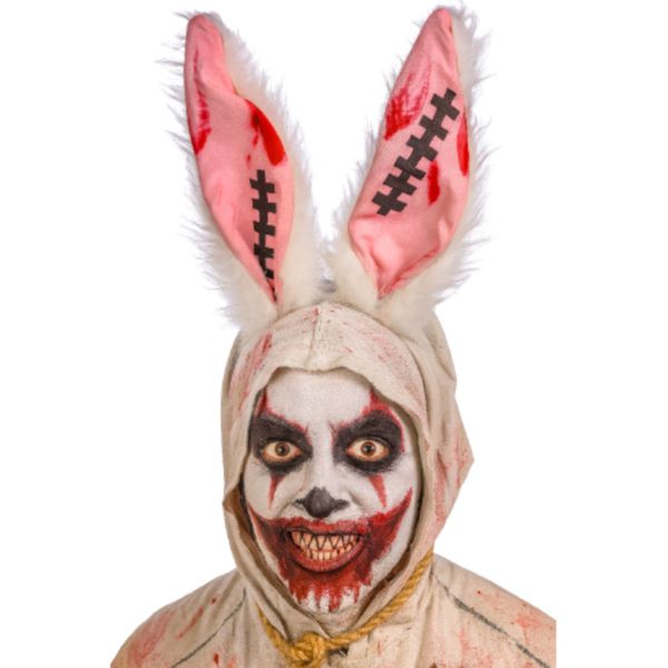 Cerchietto coniglio con cicatrici in tessuto su cartoncino - CARNIVAL TOYS