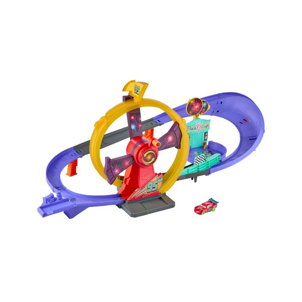 Disney pixar cars disney e pixar cars celebrano il playset pista della vittoria di saetta mcqueen - Cars, Disney