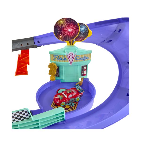 Disney pixar cars disney e pixar cars celebrano il playset pista della vittoria di saetta mcqueen - Cars, Disney