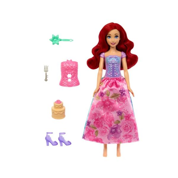 Principesse disney spin & reveal - assortito - bambola ispirata al film disney con 11 sorprese incluse - DISNEY PRINCESS