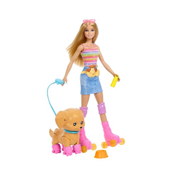 Barbie & cucciolo sui pattini, bambola e accessori - Barbie