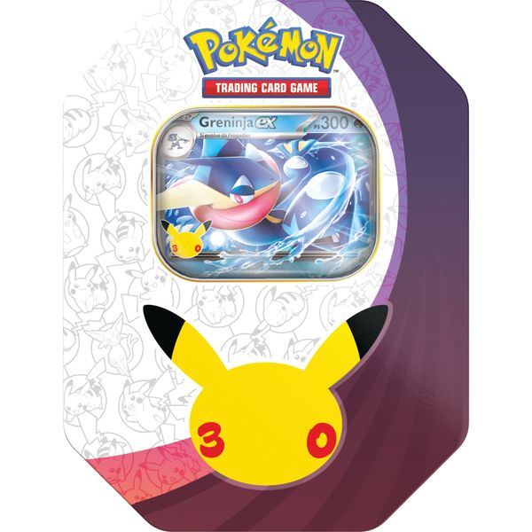 Pokémon 30° anniversario - tin da collezione sylveon-ex & greninja-ex - POKEMON