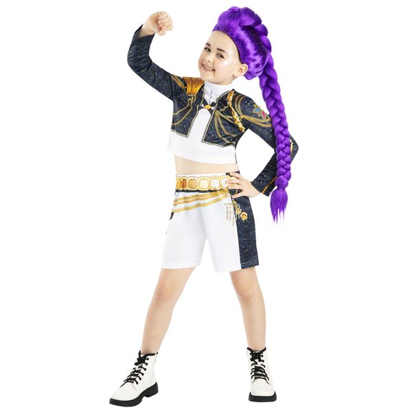Rubies costume kpop rumi gold classic, per bambini tg. 3/4 anni - KPOP DEMON HUNTERS