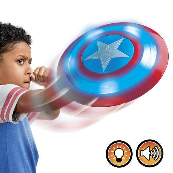 Hasbro marvel studios avengers: doomsday, scudo battle-react di captain america, giocattolo per roleplay - Avengers