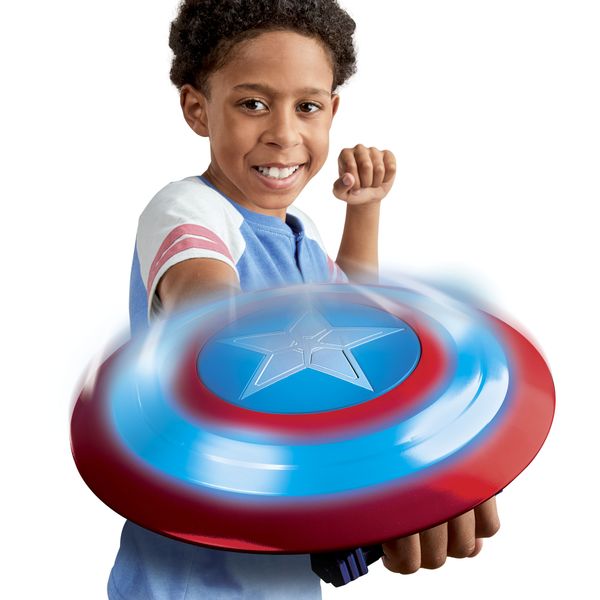 Hasbro marvel studios avengers: doomsday, scudo battle-react di captain america, giocattolo per roleplay - Avengers