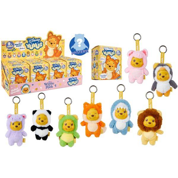 Disney yuyus winnie the pooh blind bag clip 12 cm - assortiti - WINNIE THE POOH