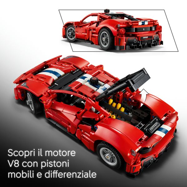 Lego technic auto ferrari 488 pista - 42235 - LEGO TECHNIC