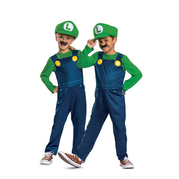 Costume di luigi per bambini - SUPER MARIO BROTHERS