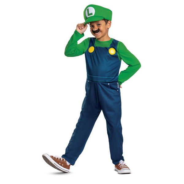 Costume di luigi per bambini - SUPER MARIO BROTHERS