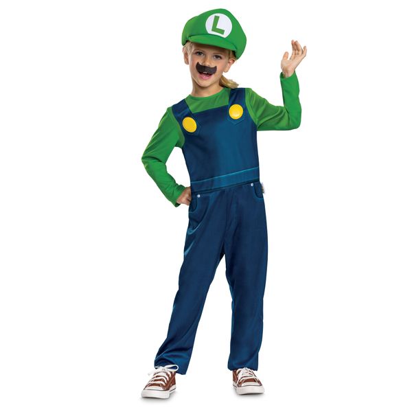 Costume di luigi per bambini - SUPER MARIO BROTHERS