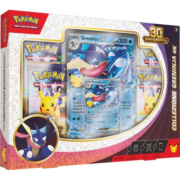 Pokémon 30° anniversario - collezione greninja-ex & sylveon-ex - POKEMON