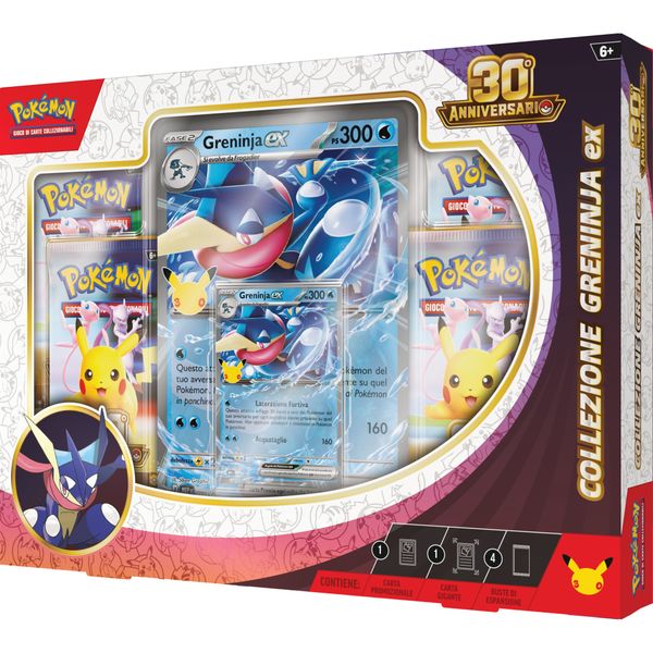 Pokémon 30° anniversario - collezione greninja-ex & sylveon-ex - POKEMON