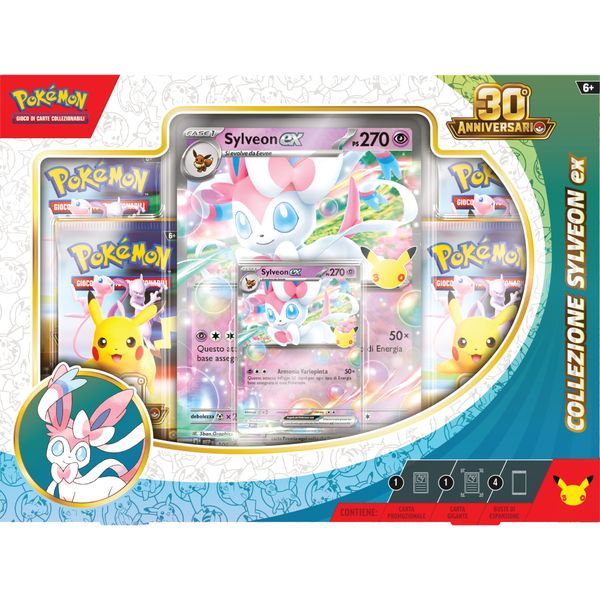 Pokémon 30° anniversario - collezione greninja-ex & sylveon-ex - POKEMON
