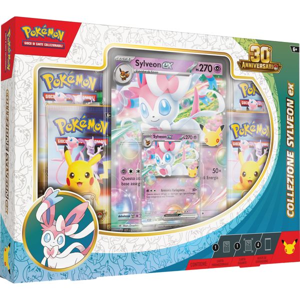 Pokémon 30° anniversario - collezione greninja-ex & sylveon-ex - POKEMON