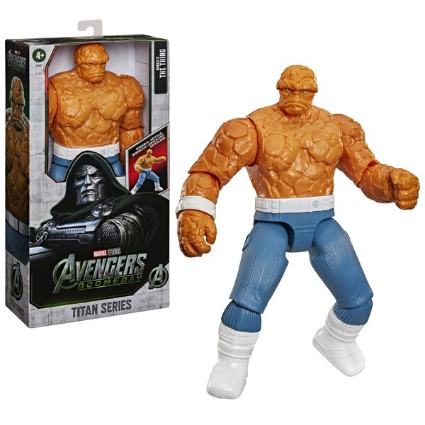 Hasbro marvel studios avengers: doomsday, titan series, action figure marvel della cosa da 29,2 cm, dai 4 anni in su - Avengers