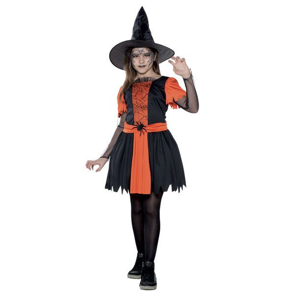 Costume travestimento halloween streghella bambina - CARNAVAL QUEEN