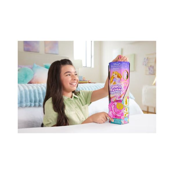 Principesse disney spin & reveal - assortito - bambola ispirata al film disney con 11 sorprese incluse - DISNEY PRINCESS