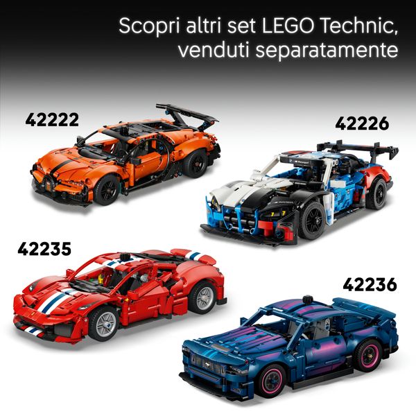 Lego technic auto sportiva dodge viper gts-r - 42234 - LEGO TECHNIC