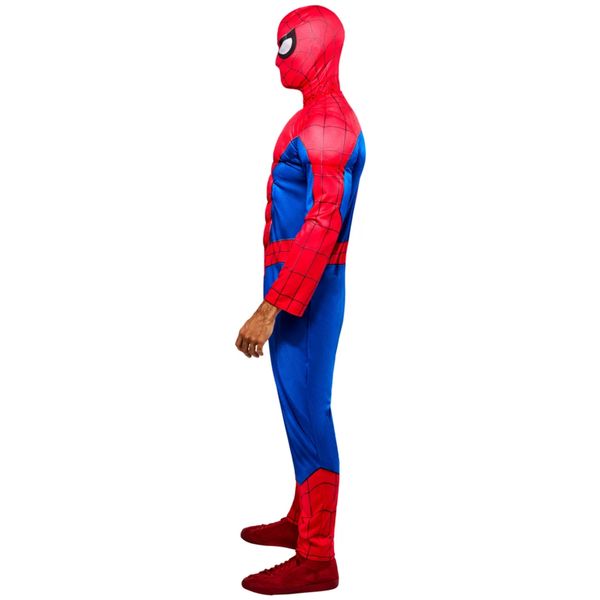 Rubies costume ufficiale da spider-man delux, per adulti - Spiderman