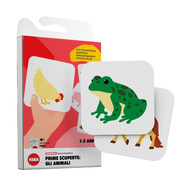 Gioco prime scoperte faba - gli animali - età 1-3 anni - FABA
