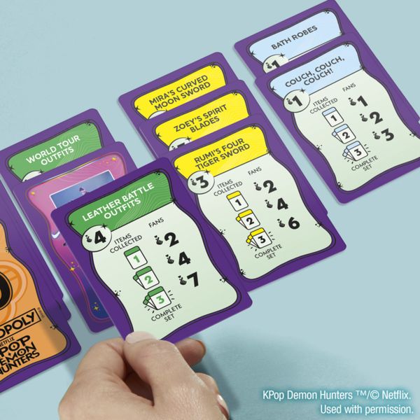 Monopoly deal: gioco di carte kpop demon hunters, giochi di famiglia per bambini, adolescenti e adulti, 2-5 giocatori, 15 minuti, da 8 anni - KPOP DEMON HUNTERS, MONOPOLY