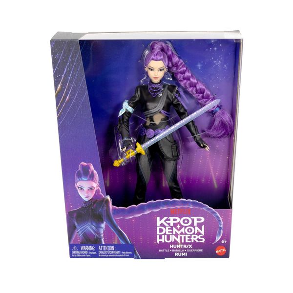 Mattel kpop demon hunters bambola rumi di huntr/x, - KPOP DEMON HUNTERS, MATTEL