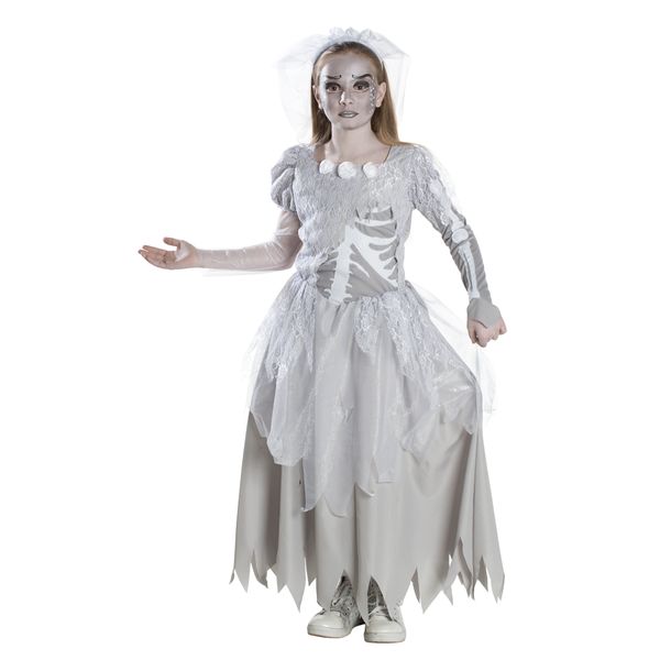 Costume travestimento halloween dead bride bambina - CARNAVAL QUEEN