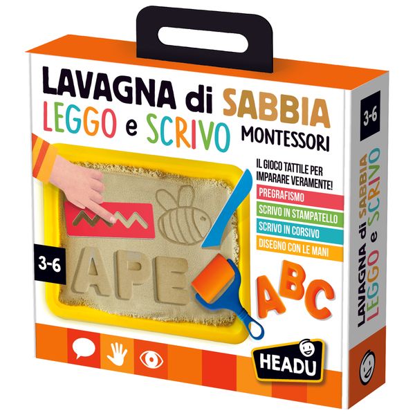 Headu – lavagna di sabbia leggo e scrivo montessori - HEADU