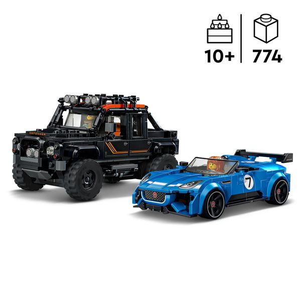 Lego speed champions jaguar project 7 e land rover defender - 77264 - LEGO